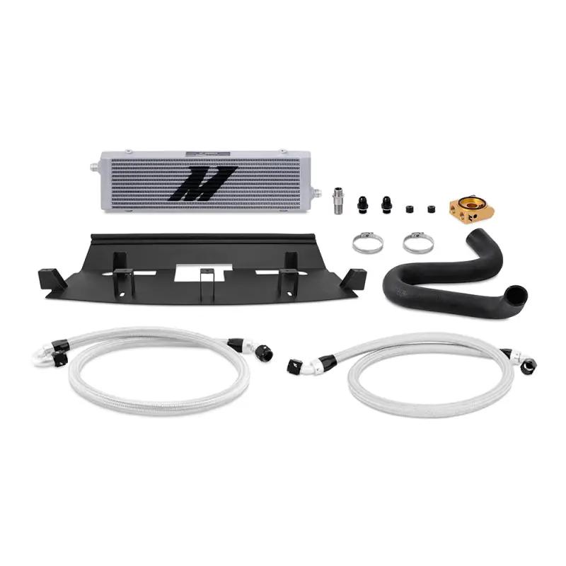 Mishimoto 2018+ Ford Mustang GT Thermostatic Oil Cooler Kit - Silver (MISMMOC-MUS8-18T)
