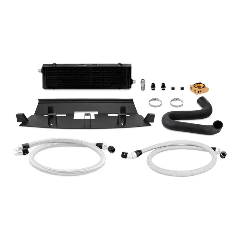 Mishimoto 2018+ Ford Mustang GT Thermostatic Oil Cooler Kit - Black (MISMMOC-MUS8-18TBK)