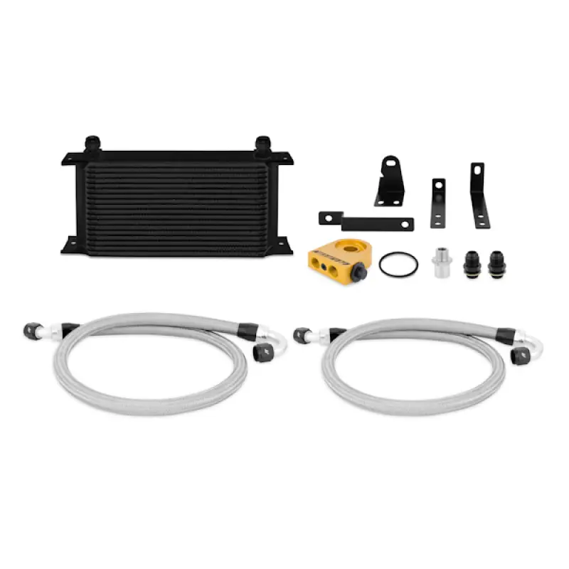 Mishimoto 00-09 Honda S2000 Thermostatic Oil Cooler Kit - Black (MISMMOC-S2K-00TBK)
