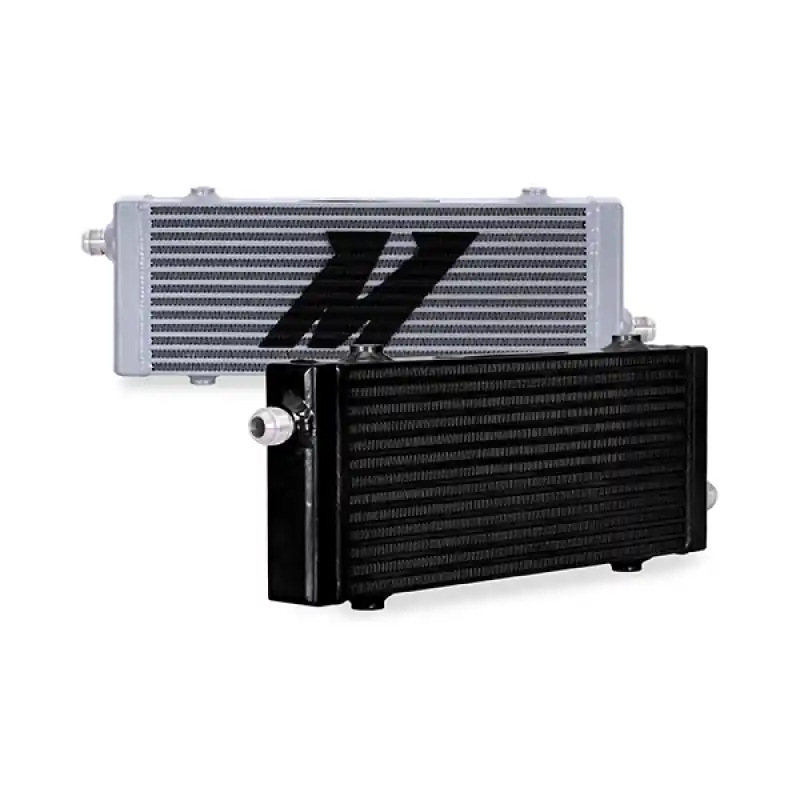 Mishimoto Universal Medium Bar and Plate Cross Flow Black Oil Cooler (MISMMOC-SP-MBK)