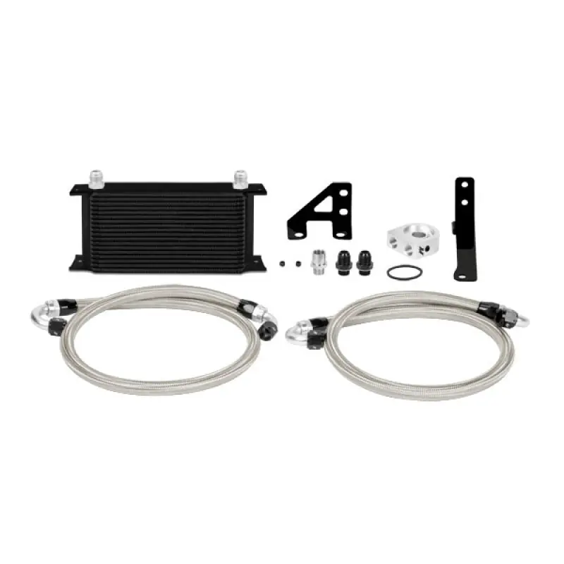 Mishimoto 15 Subaru STI Thermostatic Oil Cooler Kit - Black (MISMMOC-STI-15TBK)