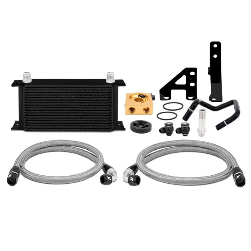Mishimoto 2015 Subaru WRX Thermostatic Oil Cooler Kit - Black (MISMMOC-WRX-15TBK)