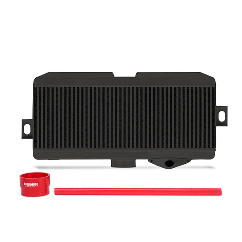 Mishimoto Subaru 08-15 WRX STi Top-Mount Intercooler Kit - Powder Coated Black & Red Hoses (MISMMTMIC-STI-08BKRD)