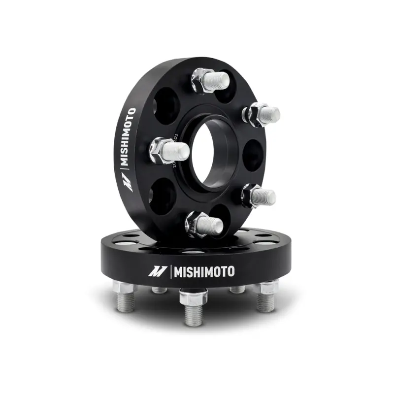 Mishimoto Wheel Spacers - 5x120 - 64.1 CB - M14 x1.5 - 20mm - BK (MISMMWS-013-200BK)