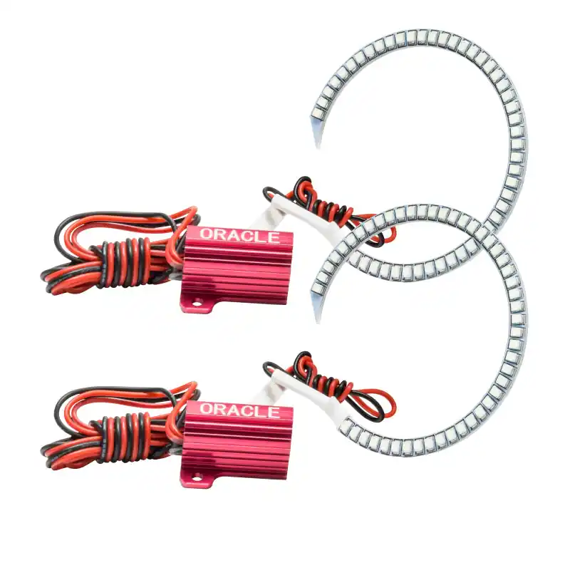 Oracle 18-21 Ford Mustang LED Headlight Halo Kit - Red SEE WARRANTY (ORL1347-003)