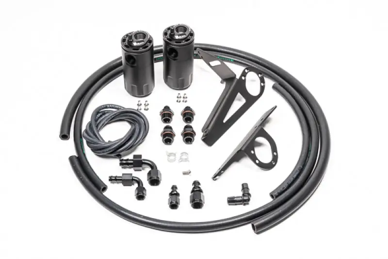 Radium Engineering 00-05 Honda S2000 LH Drive Only Dual Catch Can Kit Fluid Lock (RAD20-0096-FL)