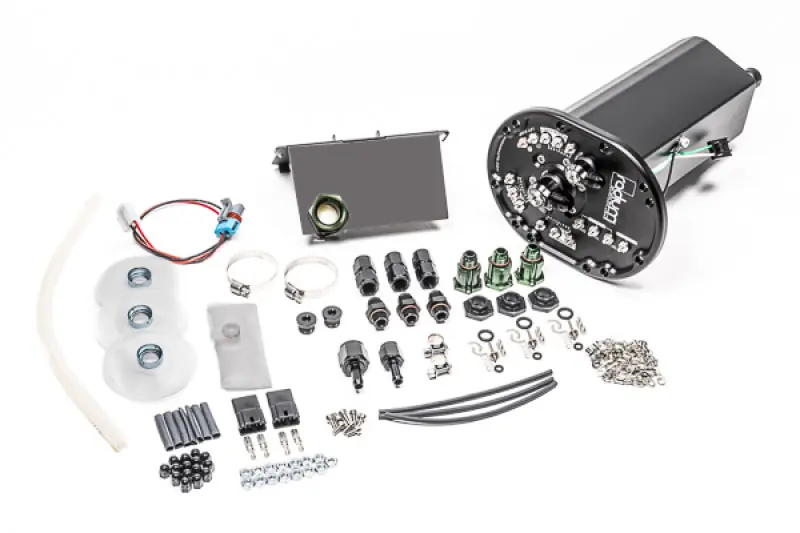 Radium Engineering Mazda RX7 FD Fuel Hanger Surge Tank Ti Automotive E5LM - Pumps Not Included (RAD20-0951)