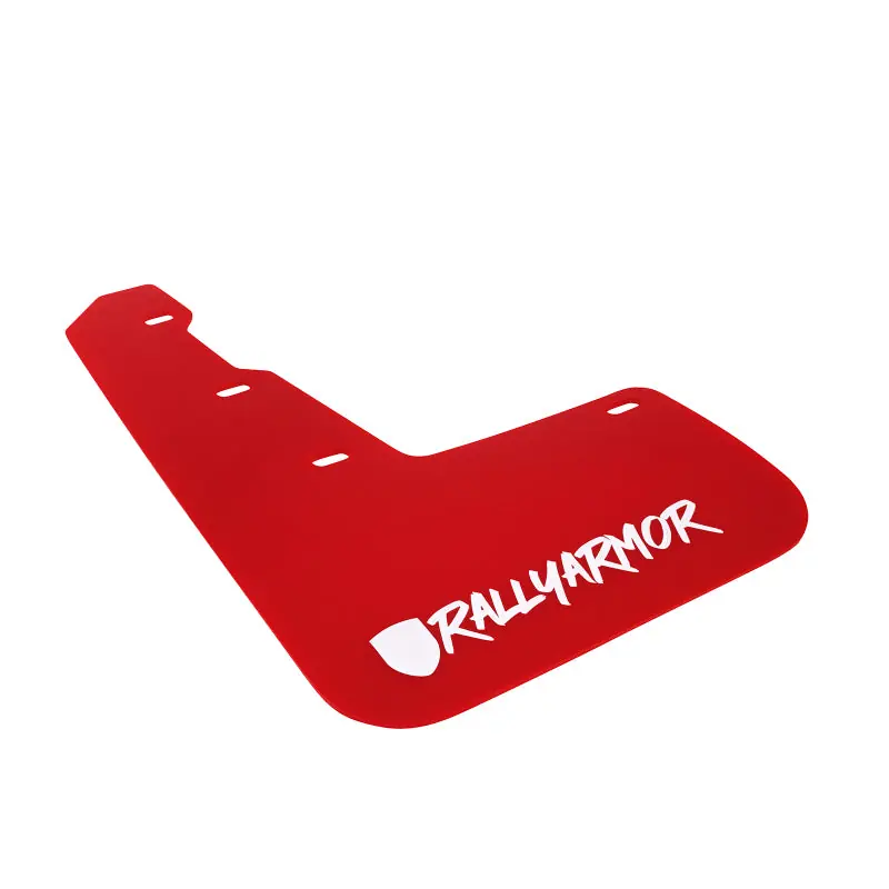 Rally Armor 15-21 Subaru WRX/STI Red Mud Flap White Altered Font Logo (RALMF32-UR-RD/WH-X)