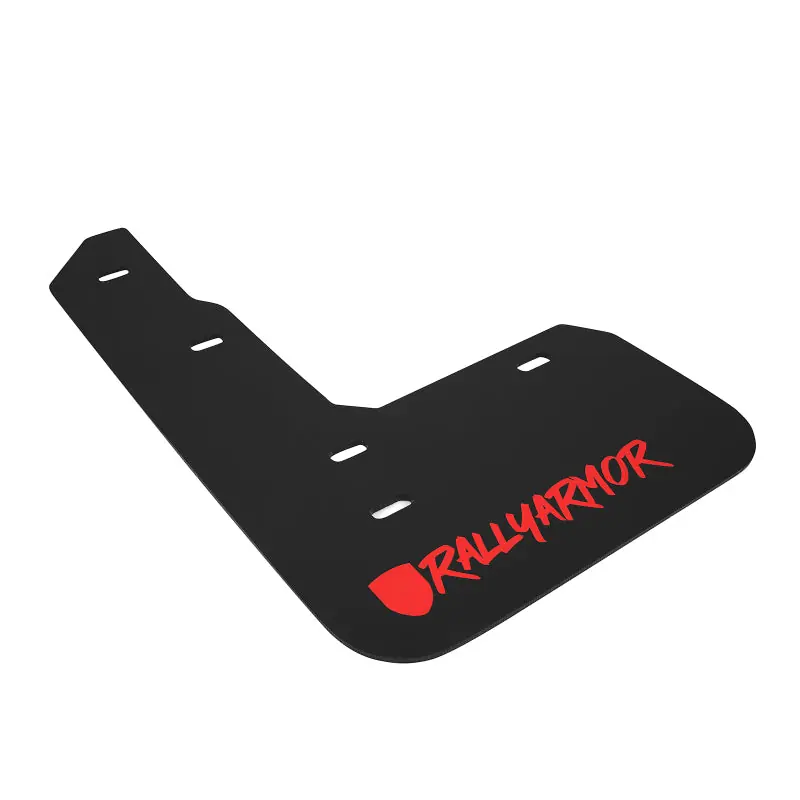 Rally Armor 17-22 Honda Civic Type R Black Mud Flap Red Altered Font Logo (RALMF47-UR-BLK/RD-X)