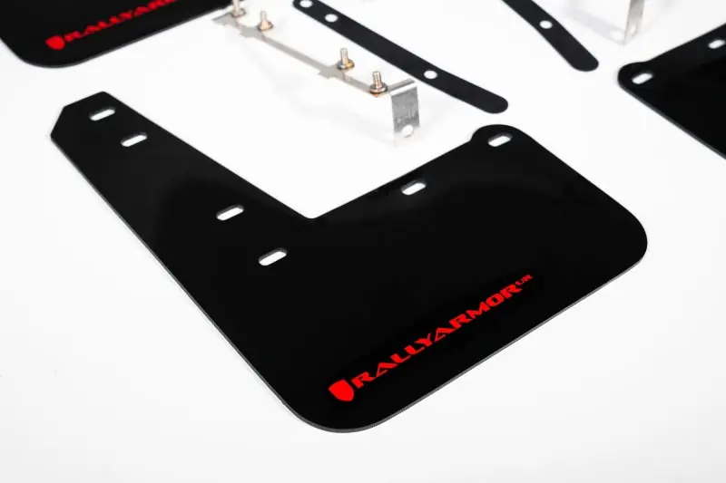 Rally Armor 23-25 Toyota GR Corolla Black UR Mud Flap w/Red Logo (RALMF89-UR-BLK-RD)