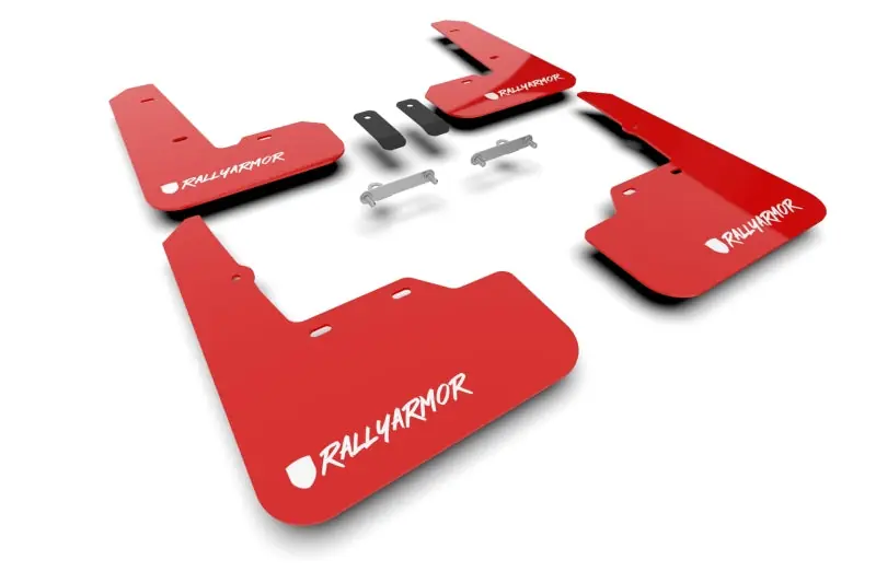 Rally Armor 22-25 Subaru WRX Red UR Mud Flap Altered Font White Logo (RALMF92-UR-RD/WH-X)