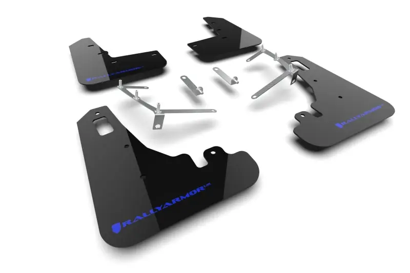 Rally Armor 22-25 Subaru BRZ / Toyota GR86 Black UR Mud Flap w/Blue Logo (RALMF99-UR-BLK-BL)