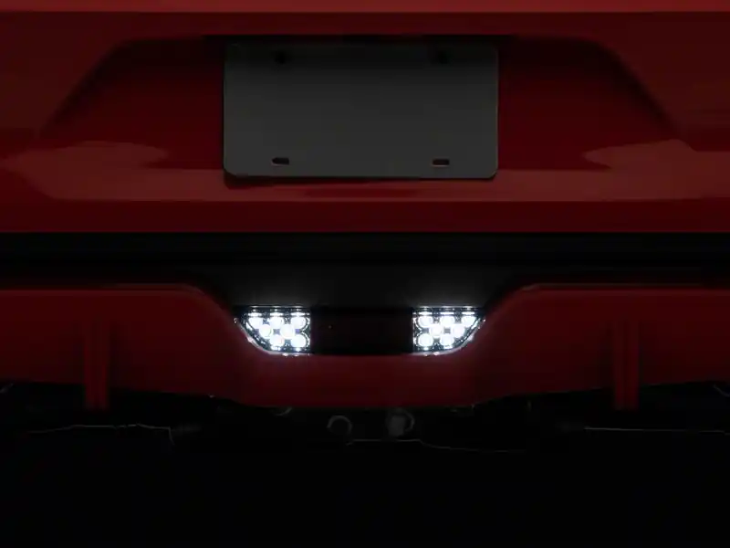 Raxiom 15-17 Ford Mustang Axial LED Reverse Light w/ Running Light Triple Flash Brake Light- Smoked (RAX407864)