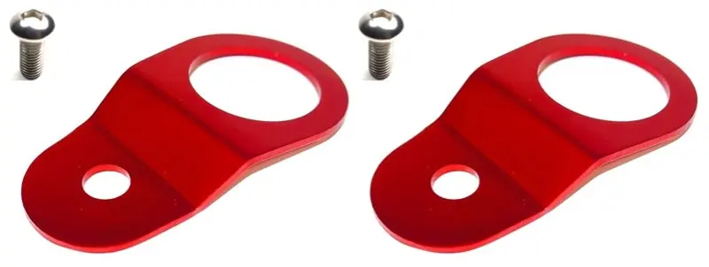 Torque Solution Radiator Mount Combo (RED) : Mitsubishi Evolution 7/8/9 (TQSTS-EV-008C)