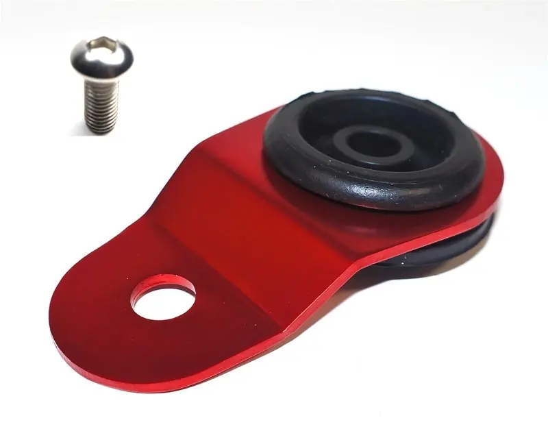 Torque Solution Radiator Mount w/ Insert (RED) : Mitsubishi Evolution 7/8/9 (TQSTS-EV-008I)