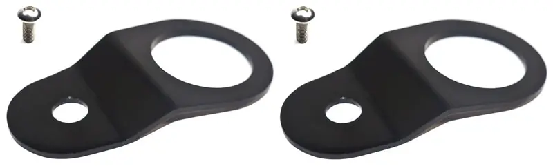 Torque Solution Radiator Mount Combo (Black) : Mitsubishi Evolution 7/8/9 (TQSTS-EV-009C)