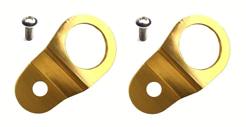 Torque Solution Radiator Mount Combo with Inserts (Gold) : Mitsubishi Evolution 7/8/9 (TQSTS-EV-012IC)