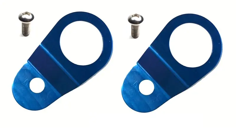Torque Solution Radiator Mount Combo (Blue) : Mitsubishi Evolution 7/8/9 (TQSTS-EV-014C)