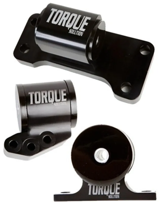 Torque Solution Billet Aluminum 3 piece Engine Mount Kit: Mitsubishi Evolution VII-IX 2001-2006 (TQSTS-EV-125)
