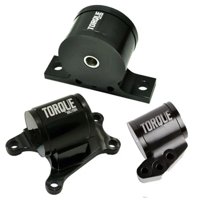 Torque Solution Billet Aluminum 3 piece Engine Mount Kit: Mitsubishi Evolution VII-IX 2001-2006 (TQSTS-EV-126)