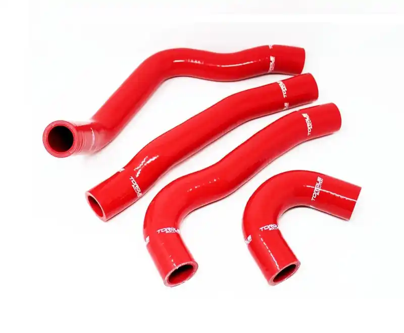 Torque Solution 08-15 Mitsubishi Evolution X Silicone Radiator Hose Kit - Red (TQSTS-EVX-434RD)