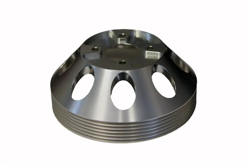 Torque Solution Lightweight Water Pump Pulley (Silver): Hyundai Genesis Coupe 3.8 2010+ (TQSTS-GEN-003S)