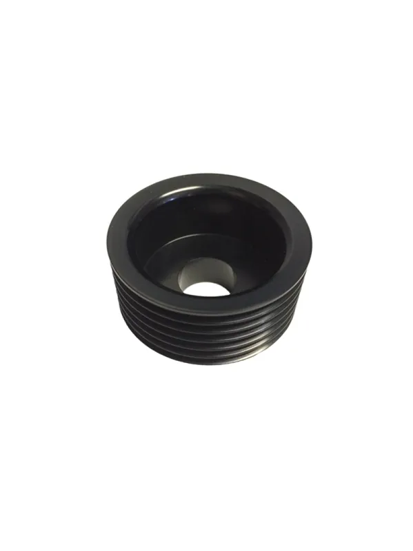 Torque Solution Lightweight Alternator Pulley (Black): Hyundai Genesis Coupe 3.8 2010+ (TQSTS-GEN-004B)