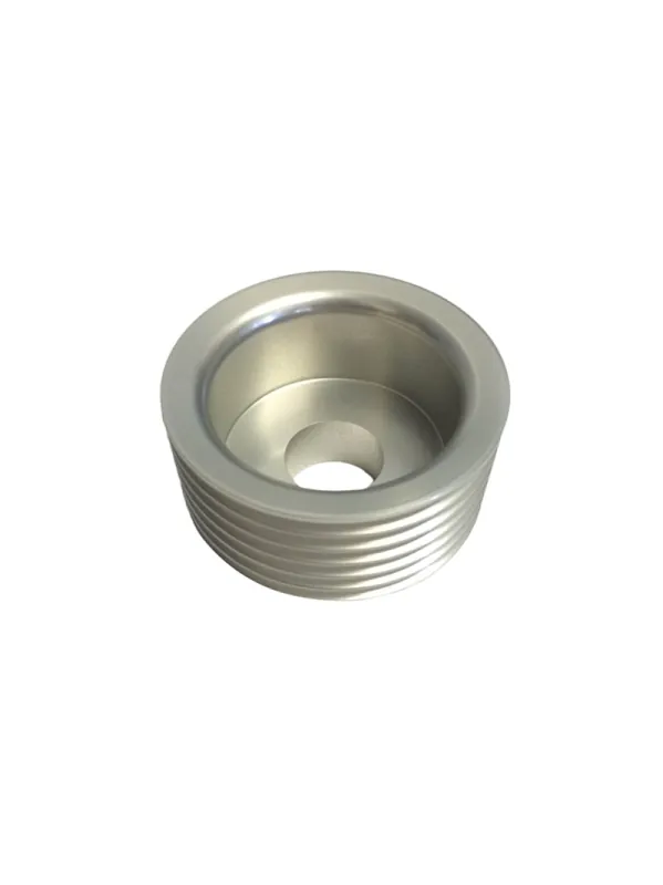 Torque Solution Lightweight Alternator Pulley (Silver): Hyundai Genesis Coupe 3.8 2010+ (TQSTS-GEN-004S)