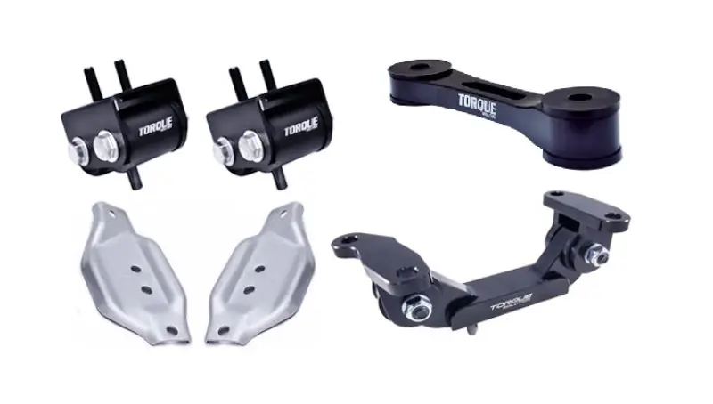 Torque Solution Engine / Trans / Pitch Mount Kit w/ Mount Plates: Subaru WRX 02-14 / STI 04+ (TQSTS-SU-123.2-PL)