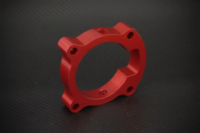 Torque Solution Throttle Body Spacer (Red): Hyundai Genesis Coupe 2.0T 10-12 (TQSTS-TBS-018R)